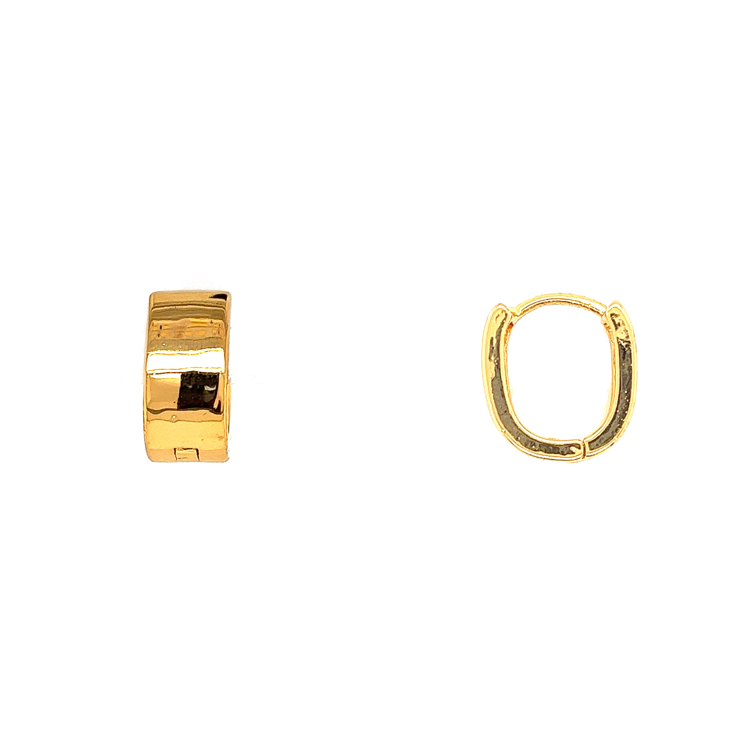 8mm x 15mm Gold Filled Hoops