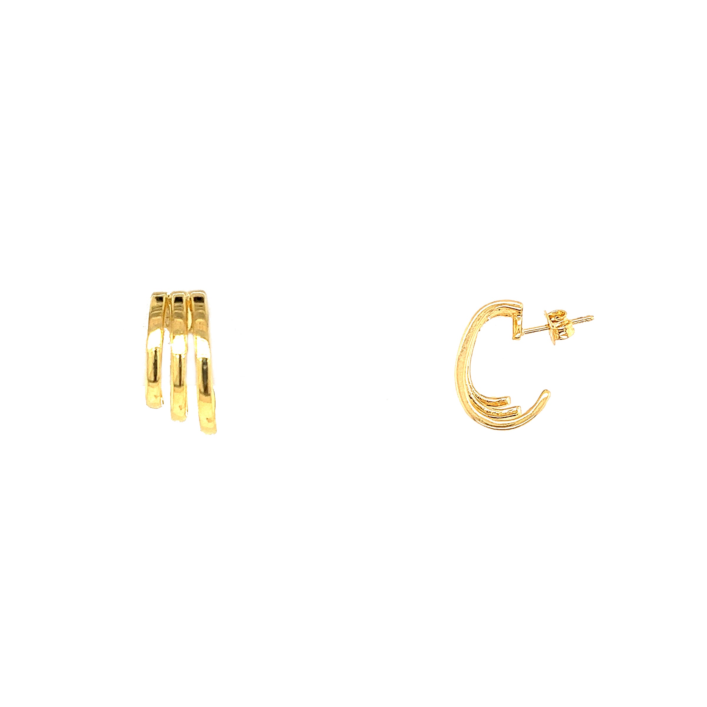 8mm x 17mm Gold Filled Hoops