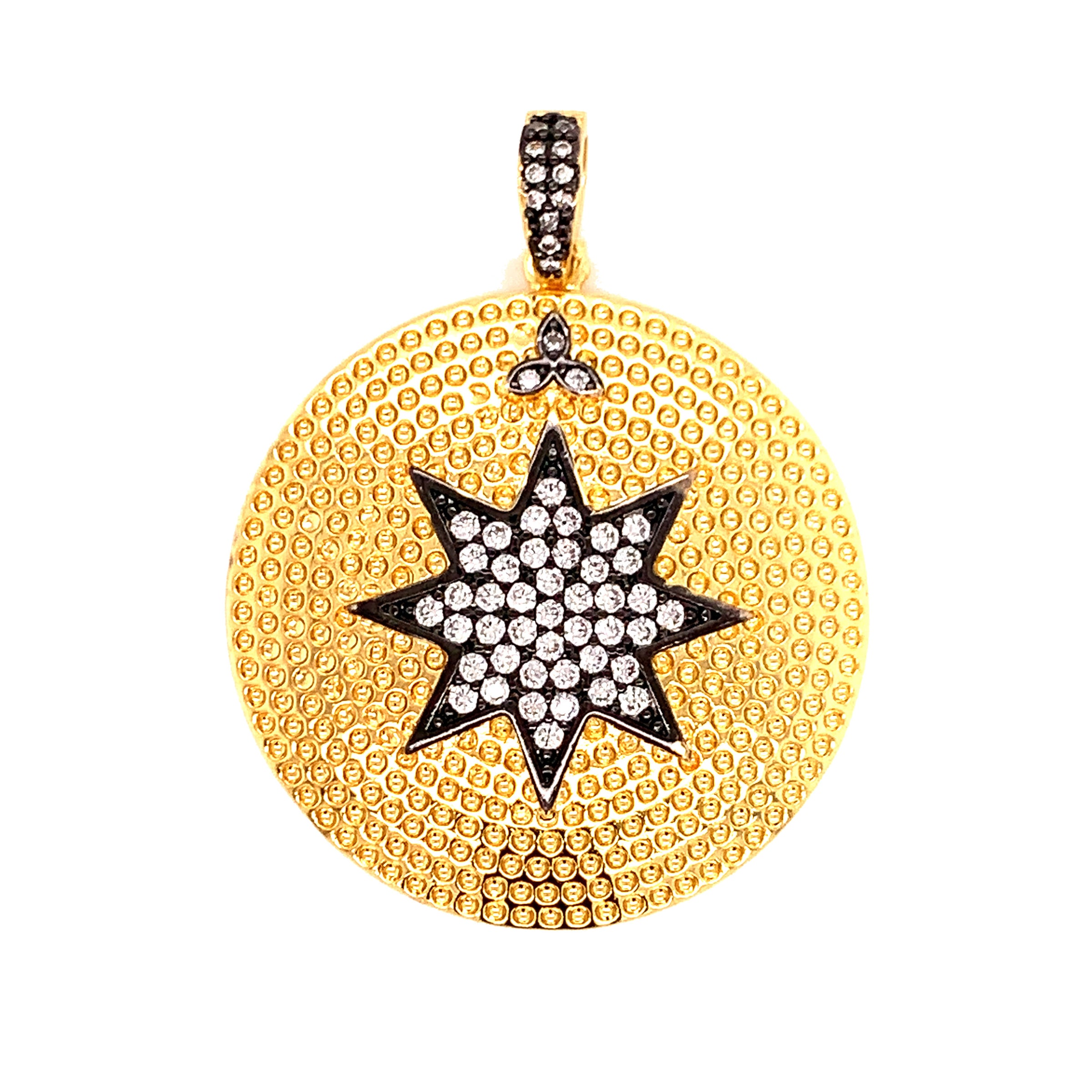 CZ Star Pendant - Gold Plated