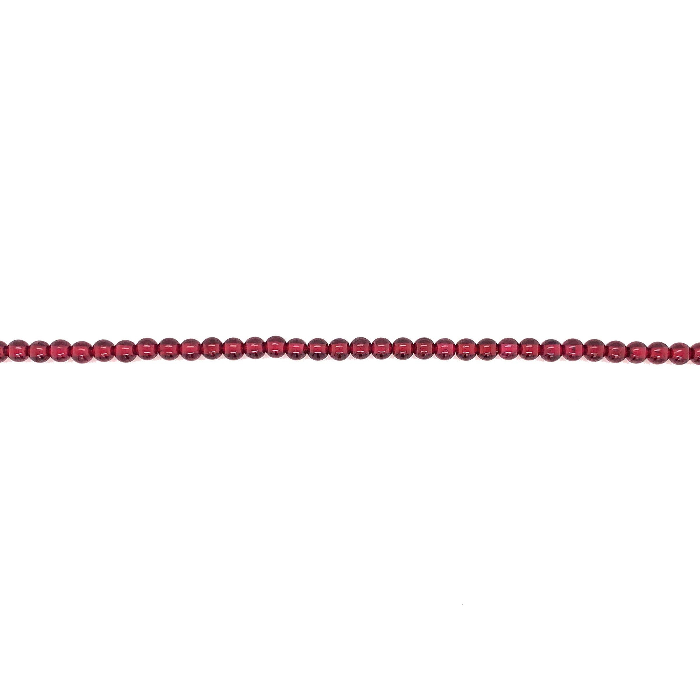 4mm Garnet - Round
