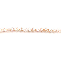 8mm Plated White Spot Tibetan Agate - Faceted
