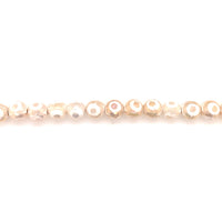 10mm Plated White Spot Tibetan Agate - Faceted