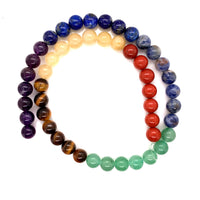 8mm - 7 Chakra Natural Stone Beads
