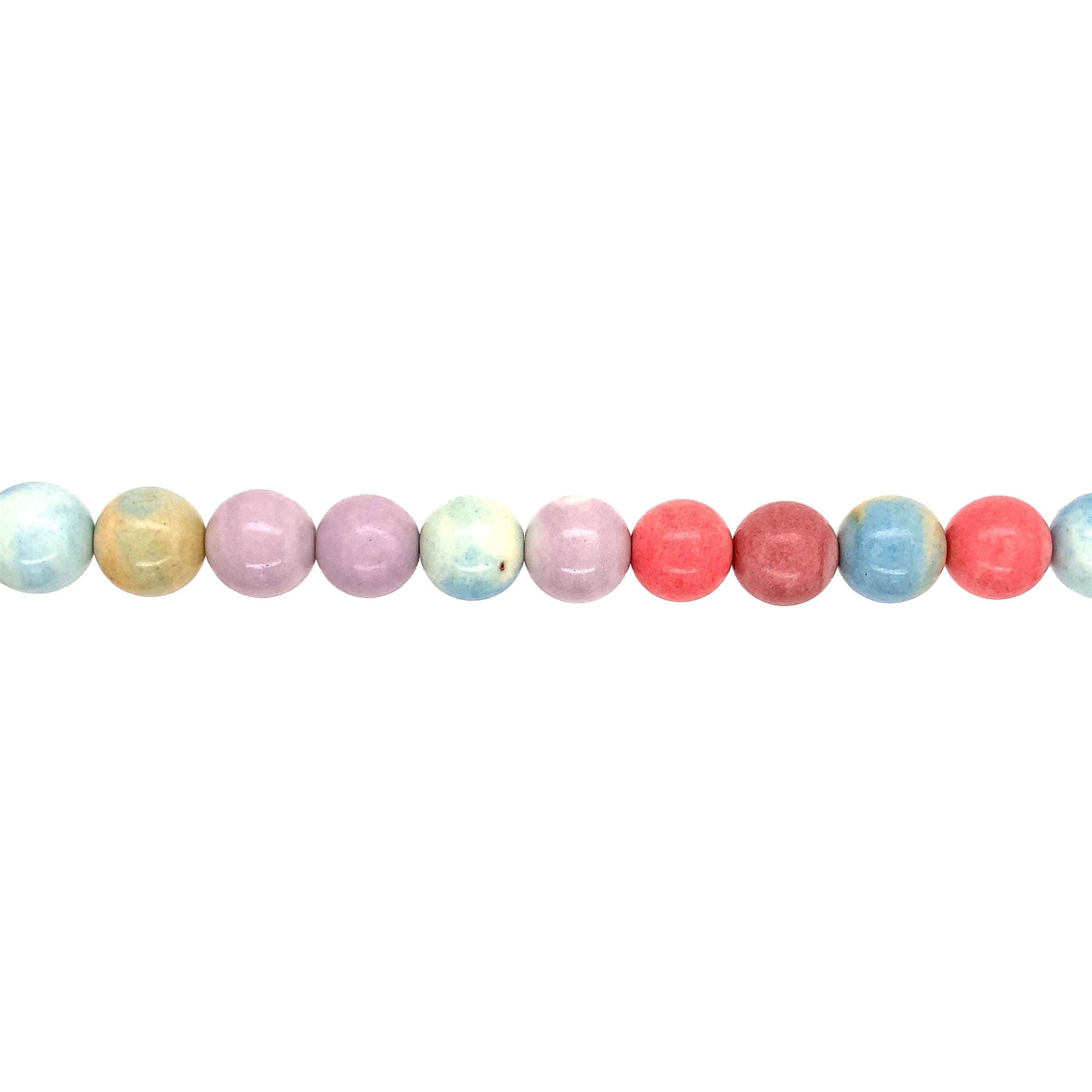 10mm Pastel Agate - Round