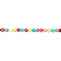 6mm Multicolor Jasper - Round