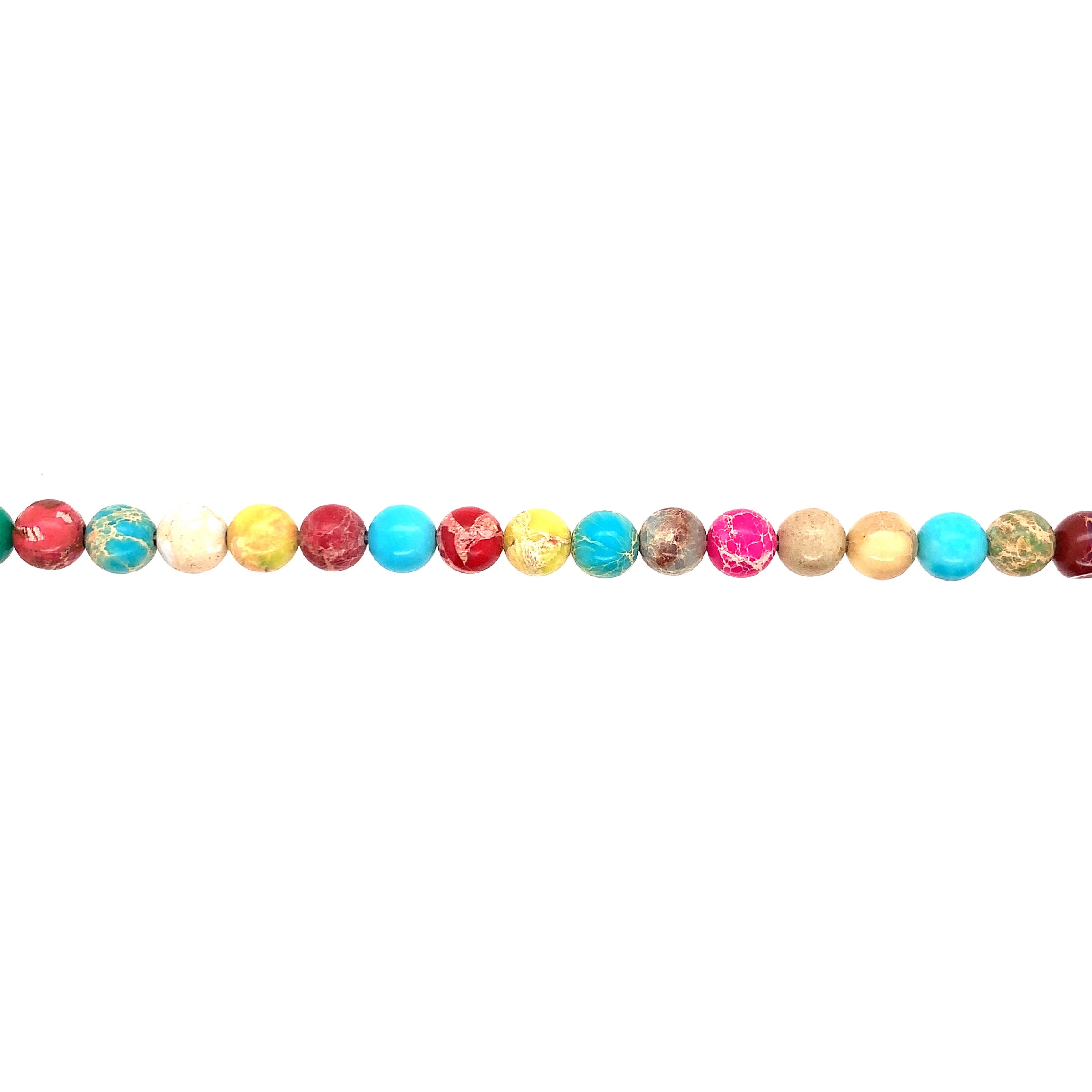 6mm Multicolor Jasper - Round