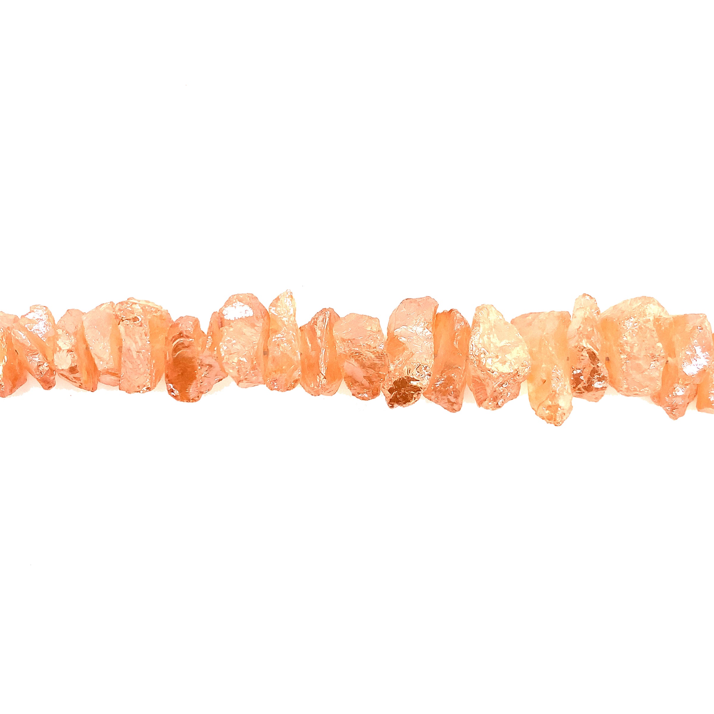 10x25mm Nude Electroplated Rock Crystal Nuggets