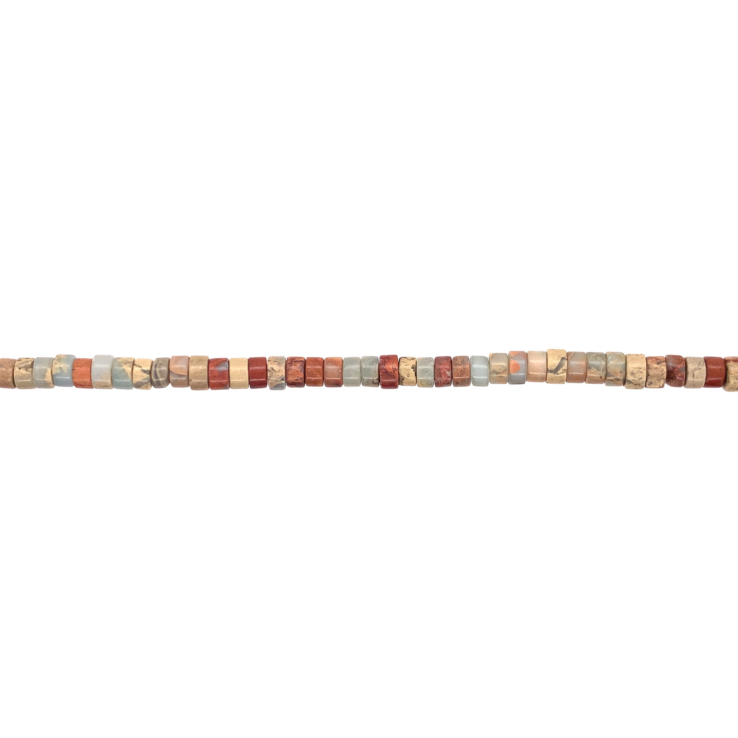 2x4mm Snakeskin Jasper - Rondelle