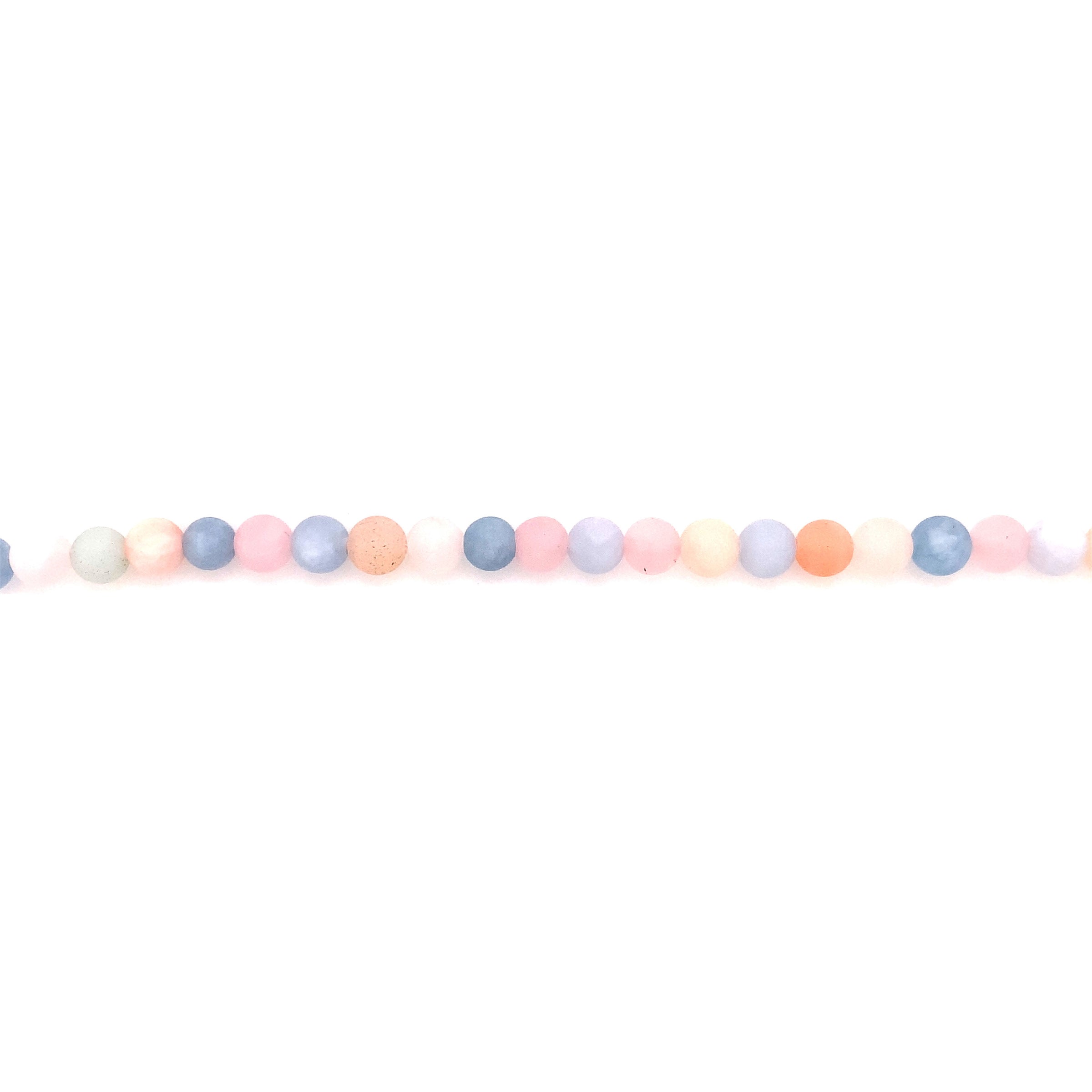 6mm Matte Beryl Beads - Round