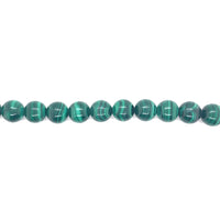 12mm Natural Malachite - Round