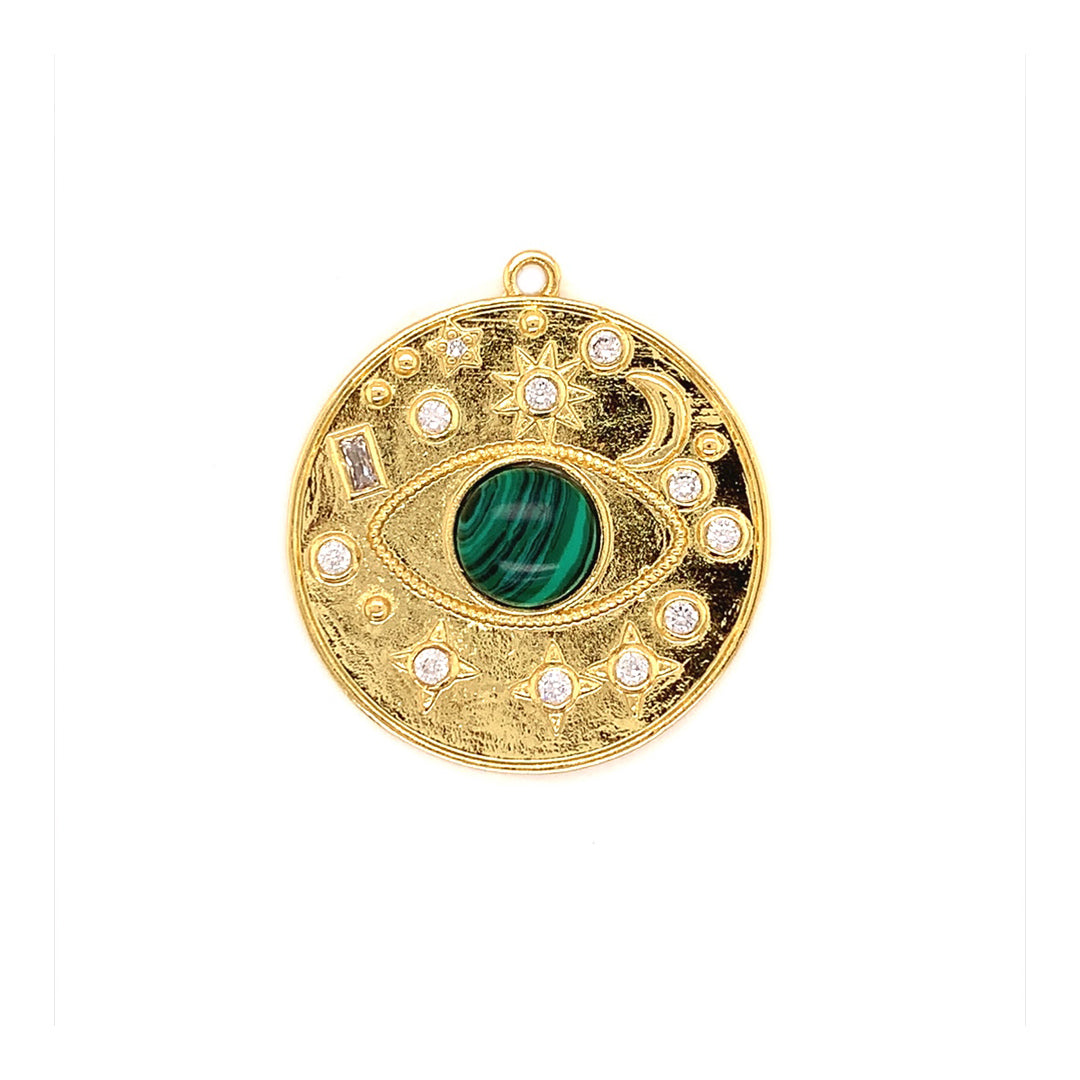 Evil Eye Pendant - Gold Plated