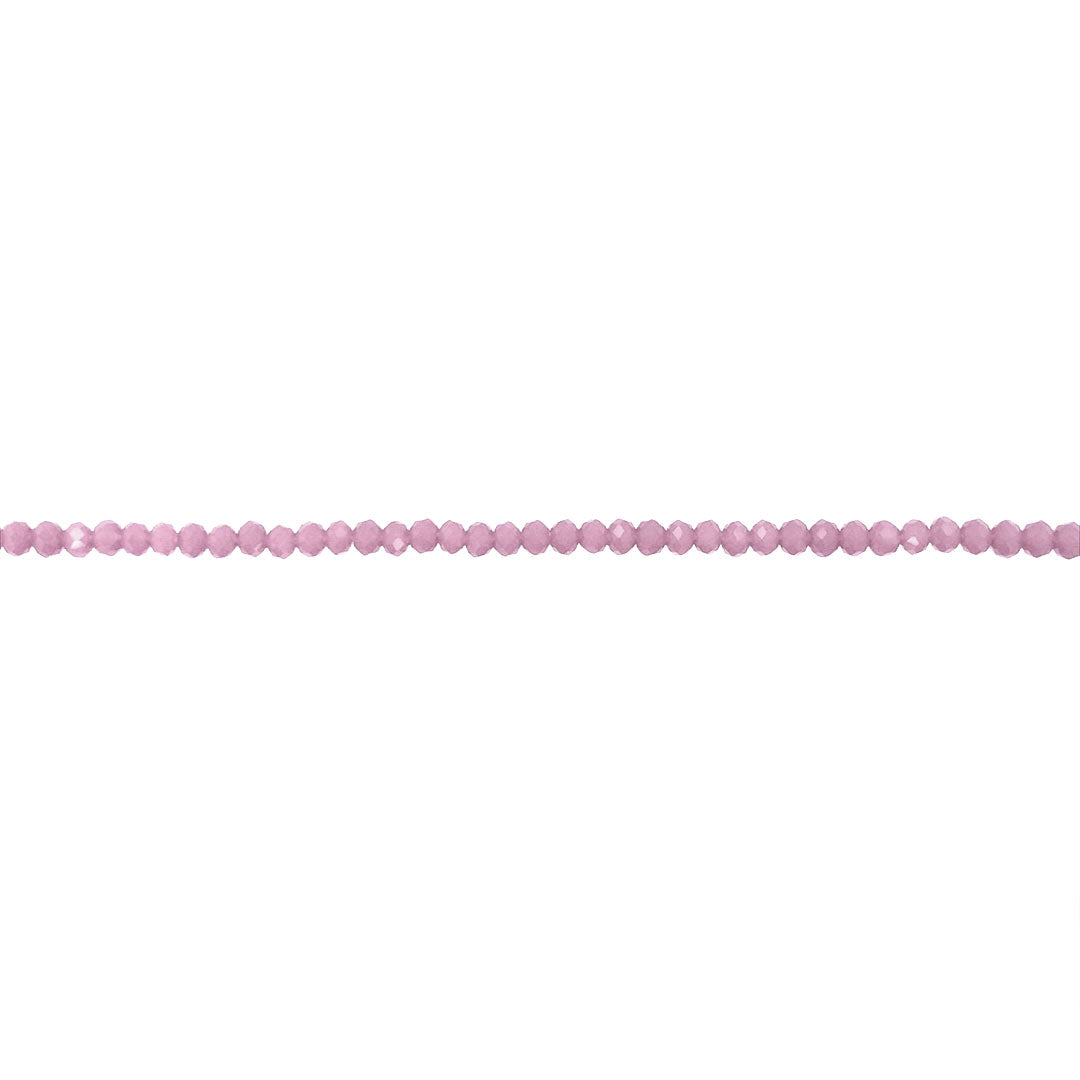 1.5x2mm Purple Crystal - Rondelle