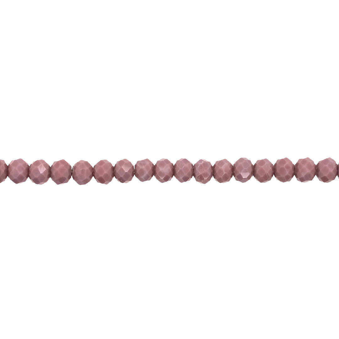 6x8mm Purple Crystal - Rondelle