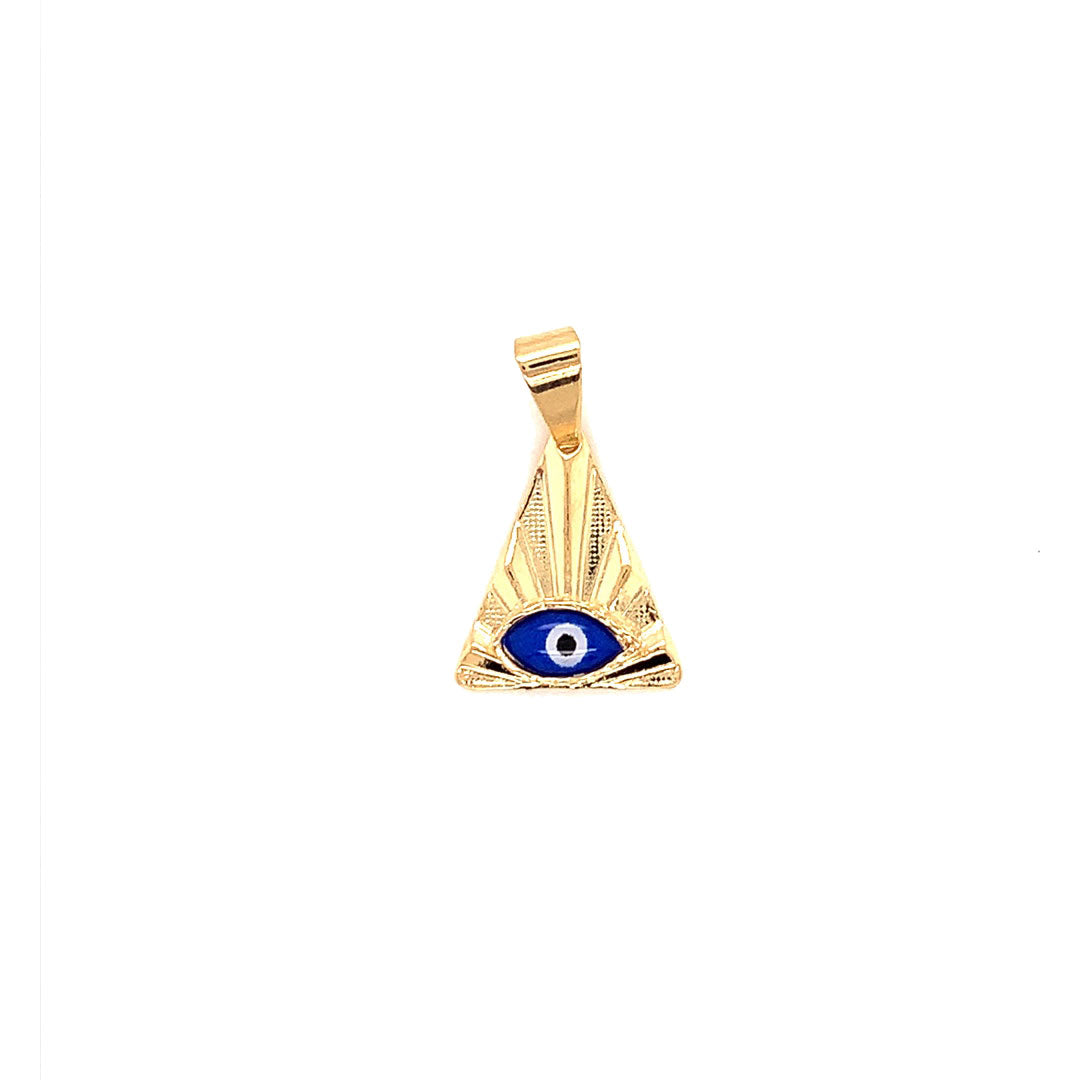 Blue Eye of Providence - Gold Filled