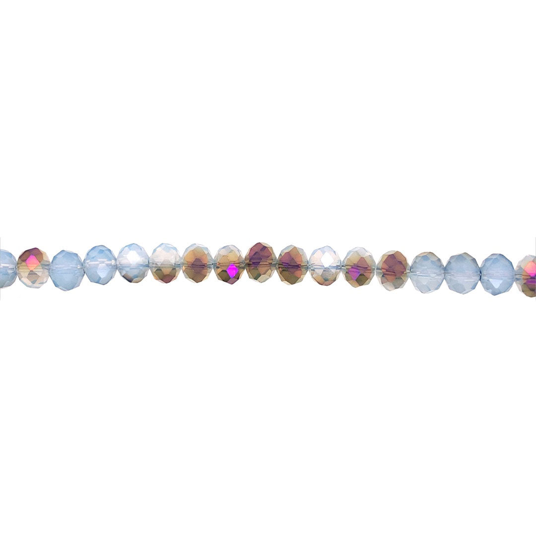 6x8mm Blue Magic Crystal - Rondelle