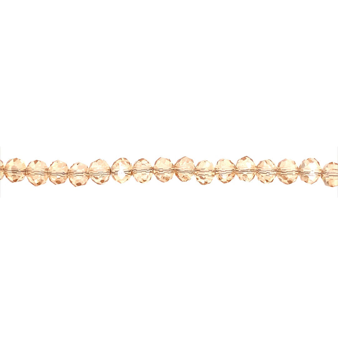 6x8mm Iridescent Cobbler Crystal - Rondelle