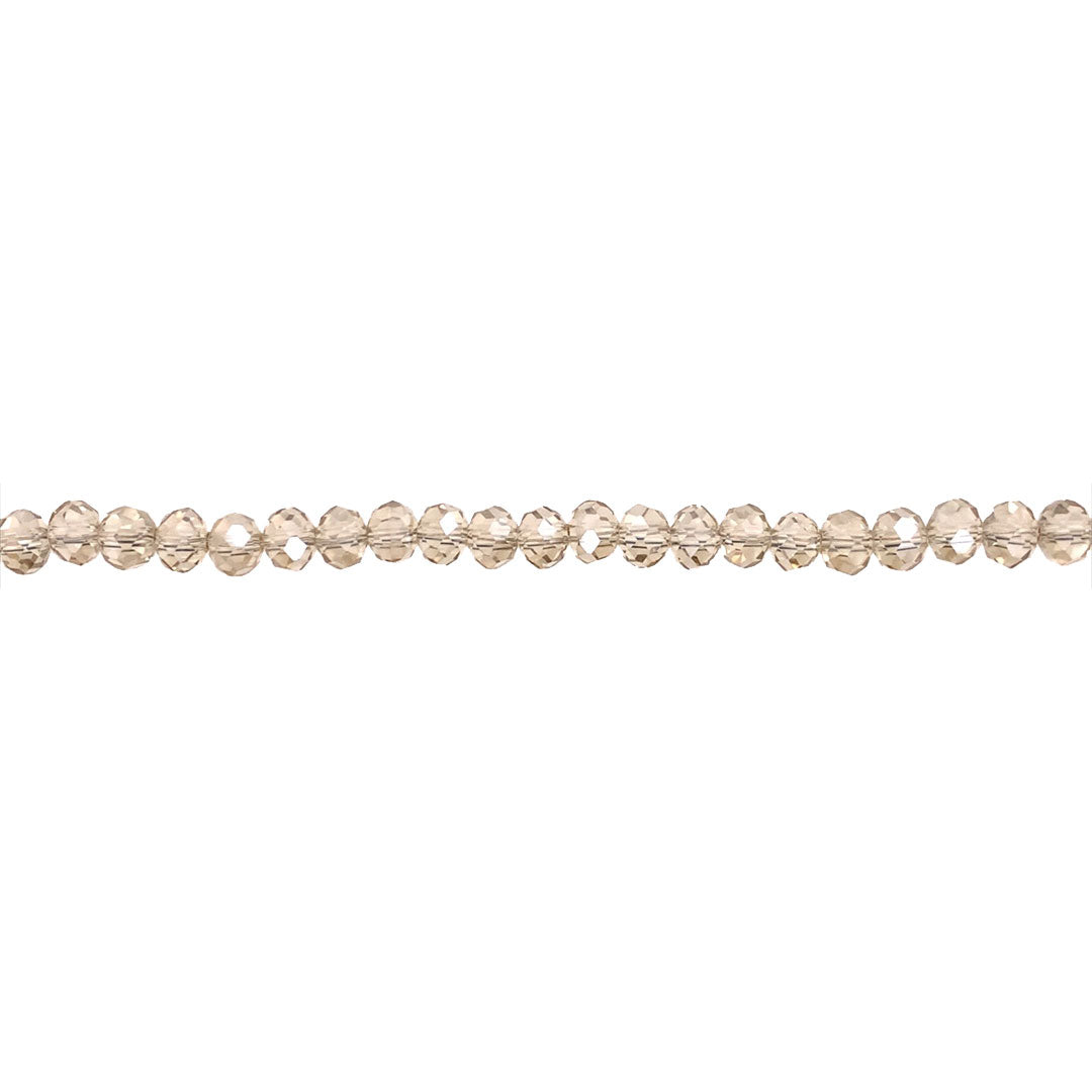 4x6mm Iridescent Cobbler Crystal - Rondelle