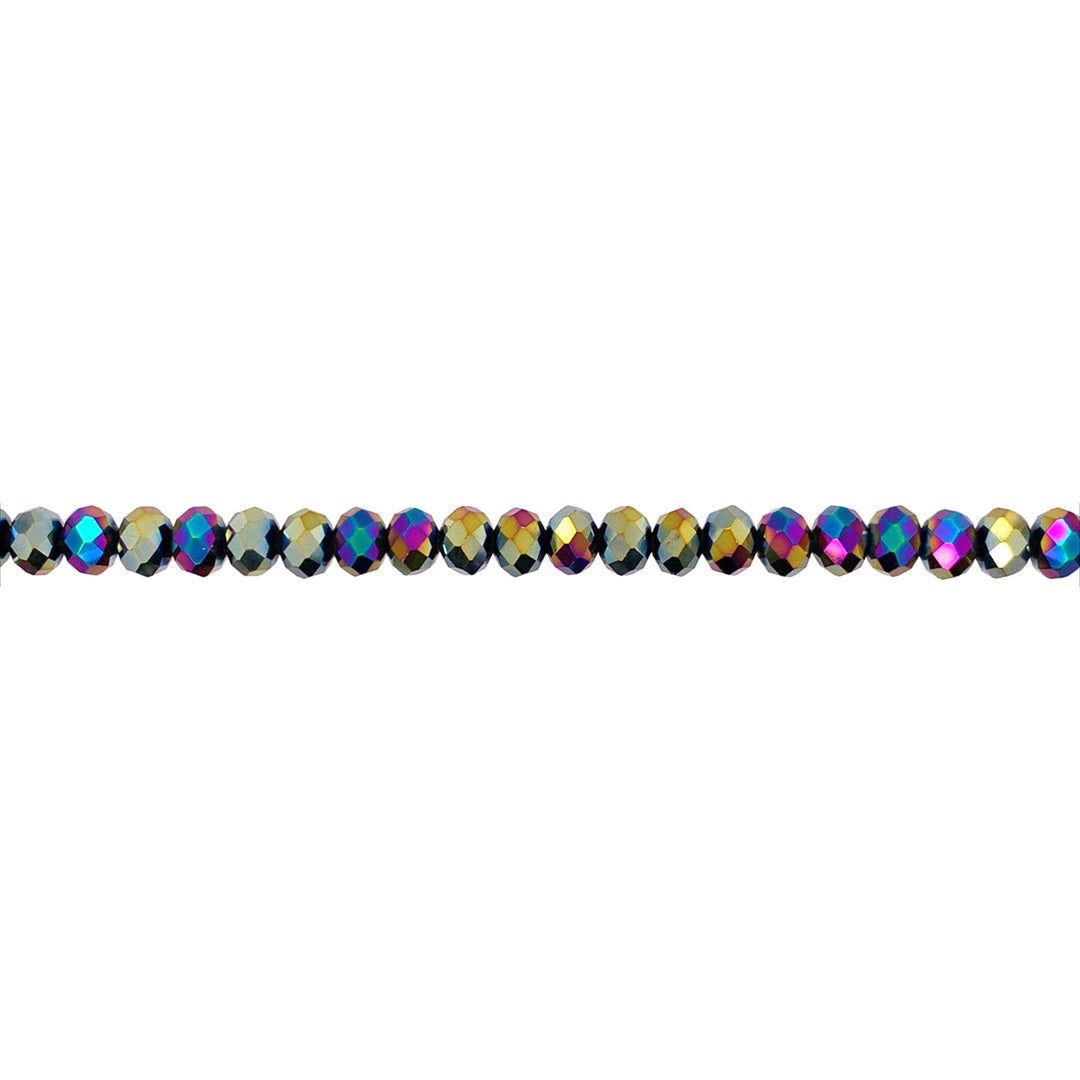 4x6mm Multicolor Crystal - Rondelle