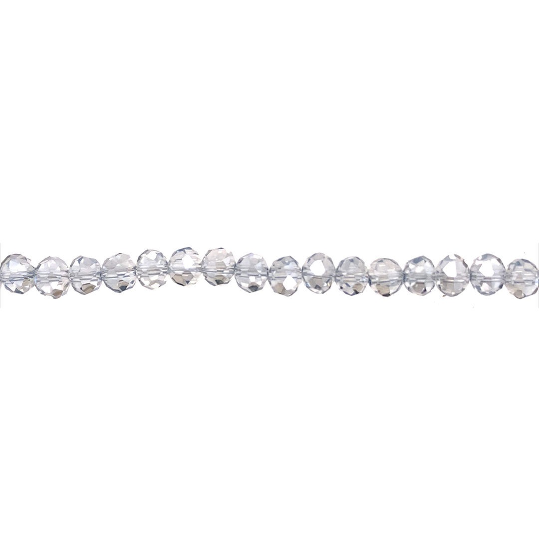 6x8mm Celestial Blue Crystal - Rondelle
