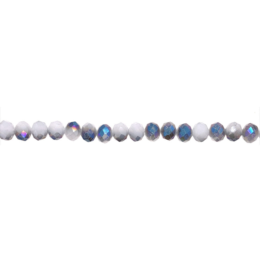 6x8mm Blue Melody Crystal - Rondelle