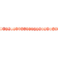 4x6mm Rose Dyed Jade - Rondelles