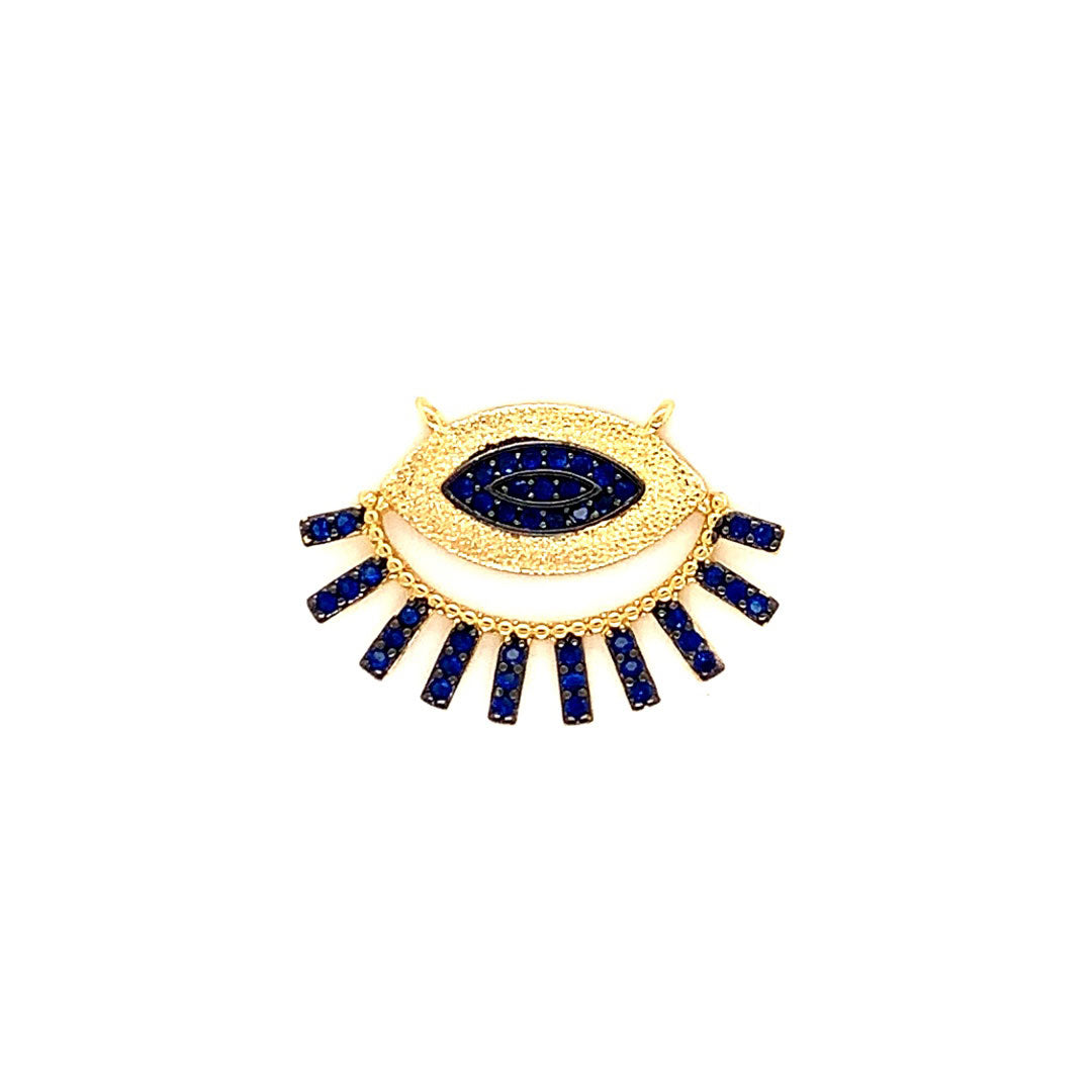CZ Evil Eye Pendant - Gold Plated