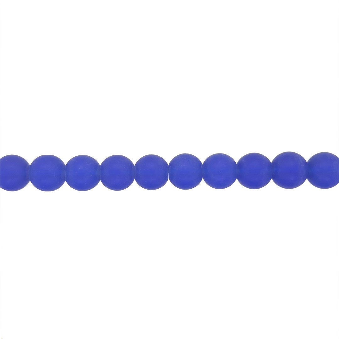 10mm Blue Glass - Round
