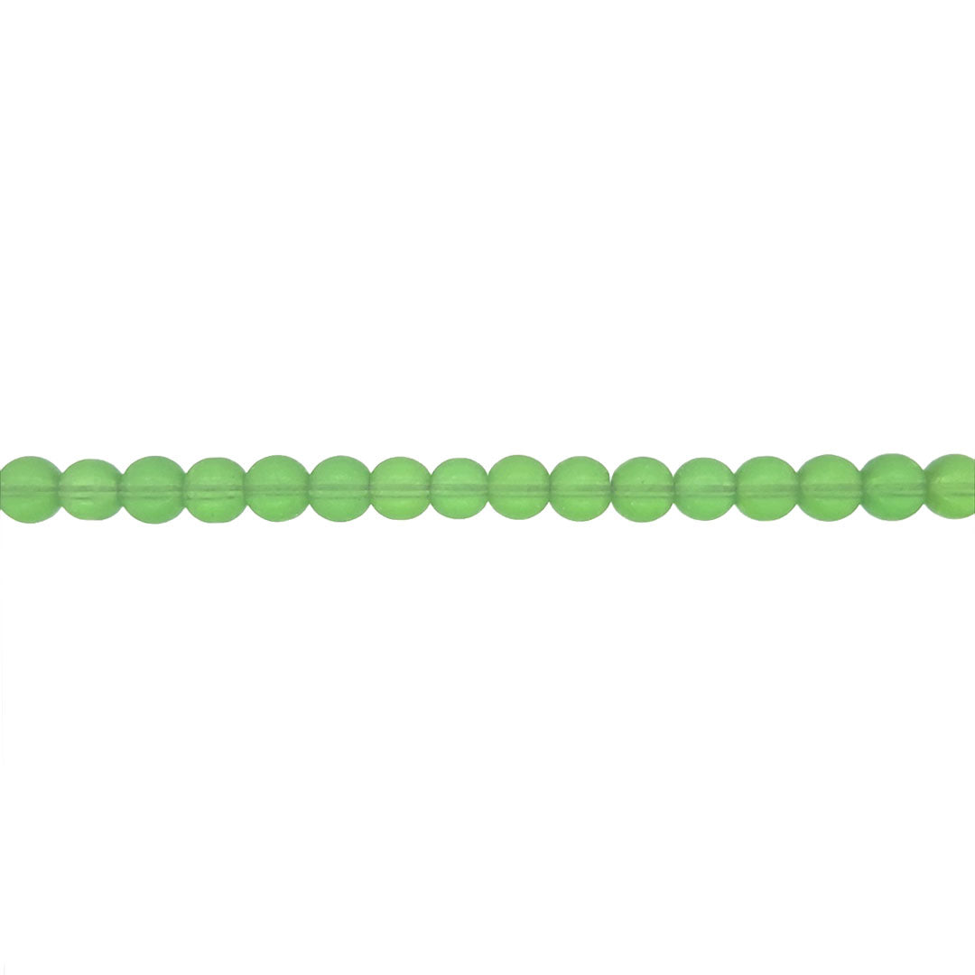 6mm Green Glass - Round