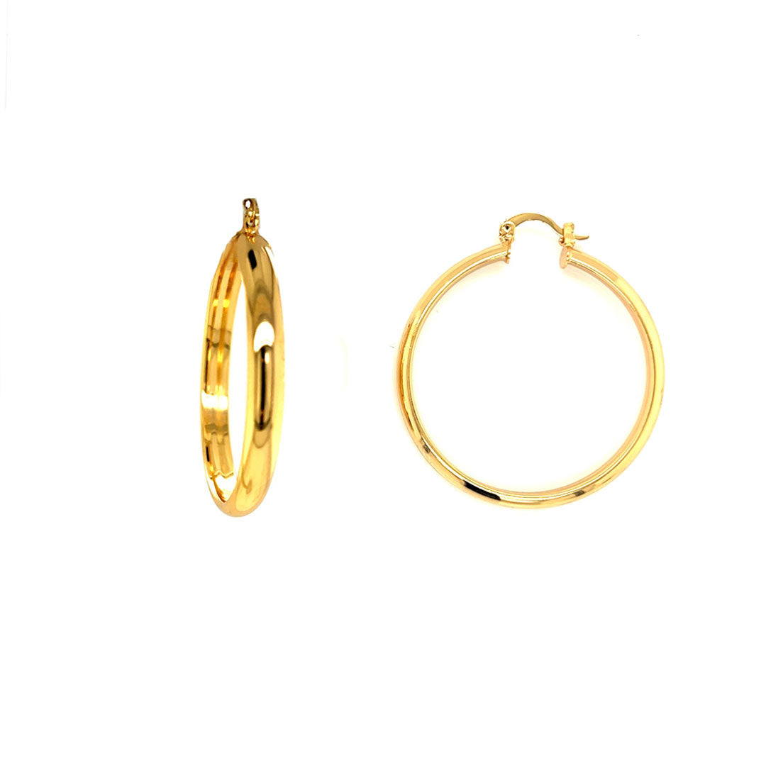 5mm x 47mm Hoops - Gold Filled