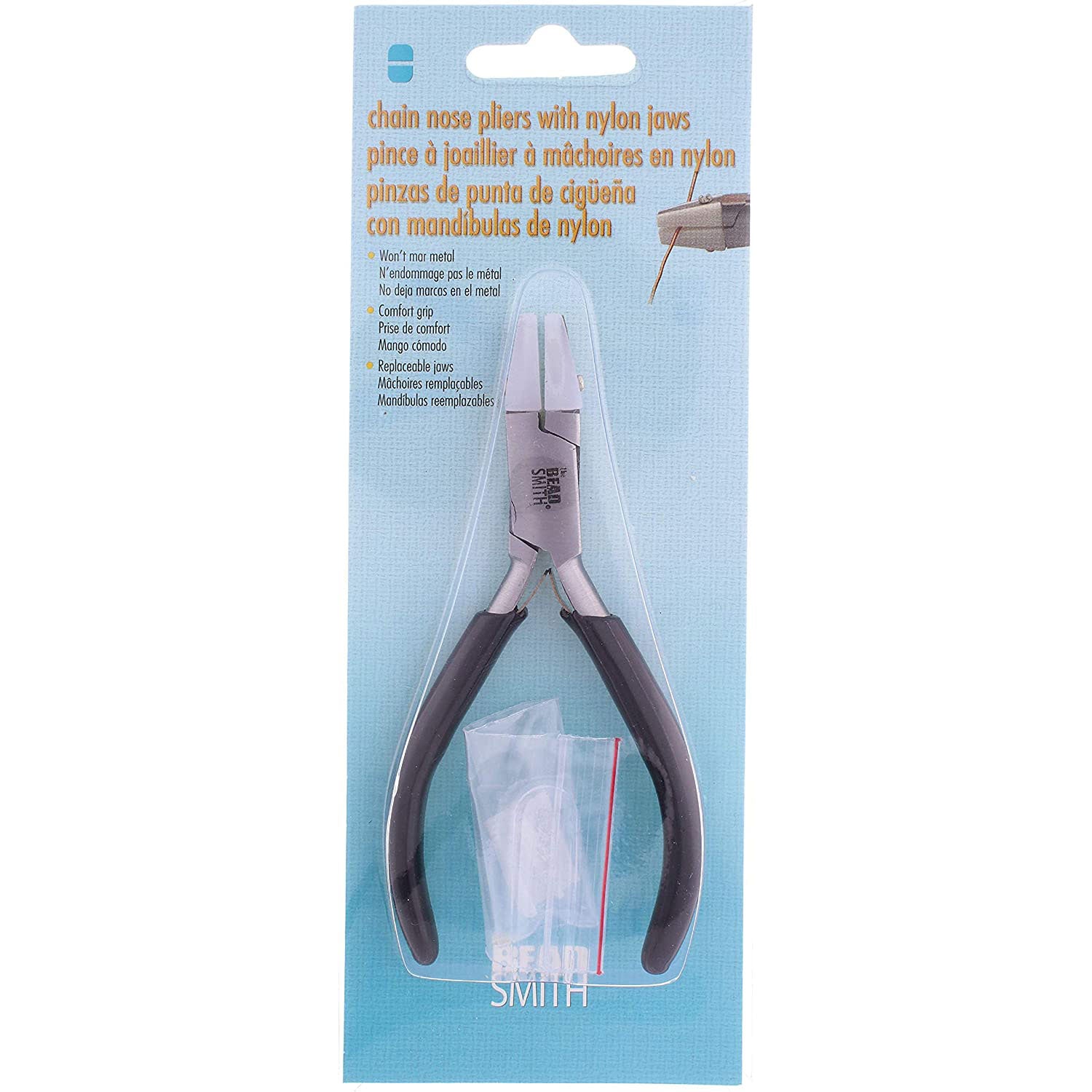 Double Nylon Jaw Chain Nose Plier