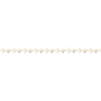 6mm Shell Pearl Clover Beads