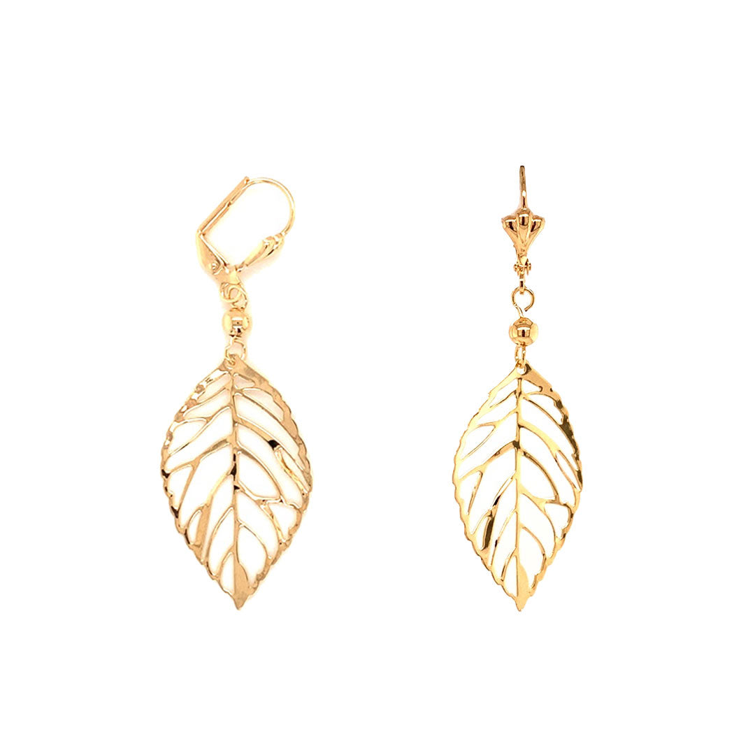 Leaf Earrings - Gold Filled