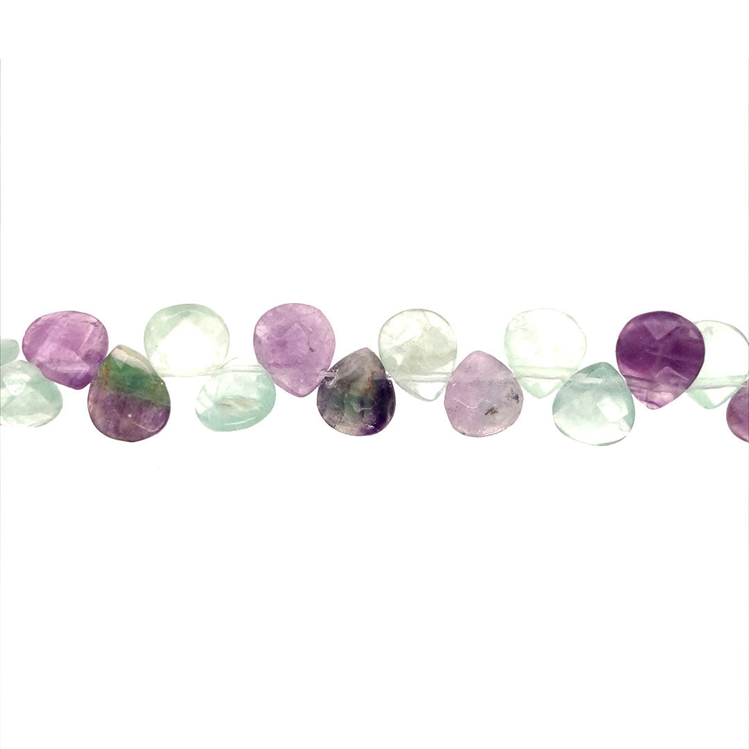 10mm x 12mm Fluorite Drops - Faceted