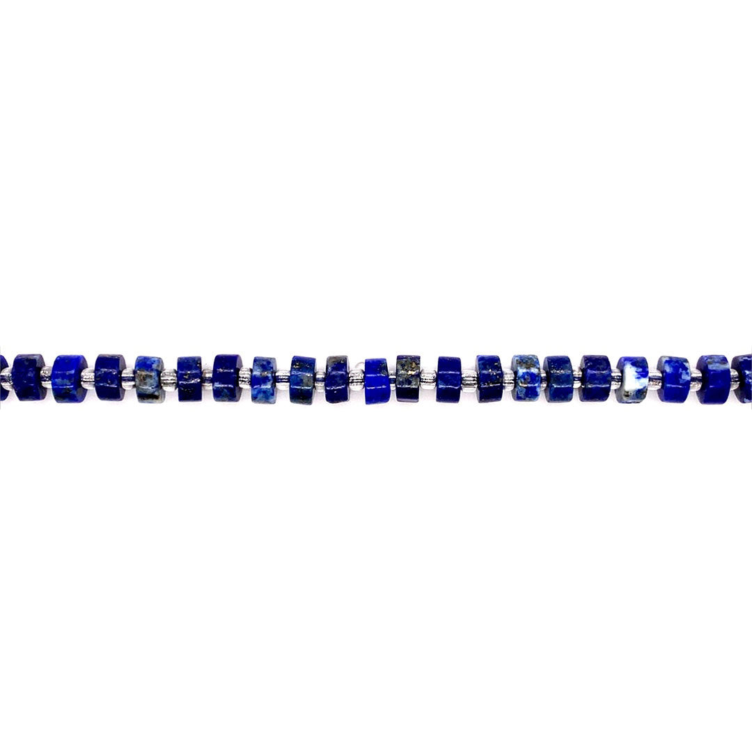 2.5mm x 6mm Lapis Lazuli Heishi - Rondelles