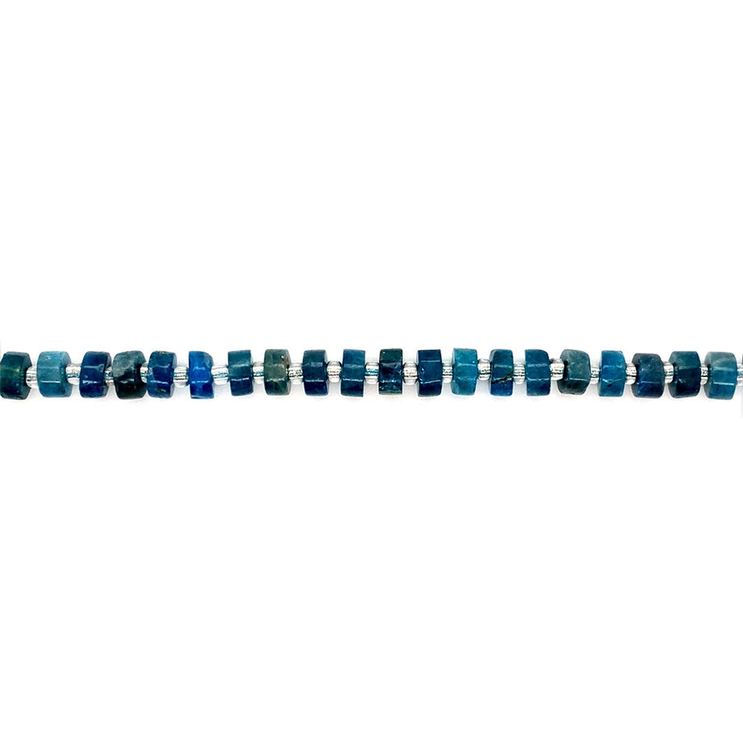 2.5mm x 6mm Apatite Heishi - Rondelles