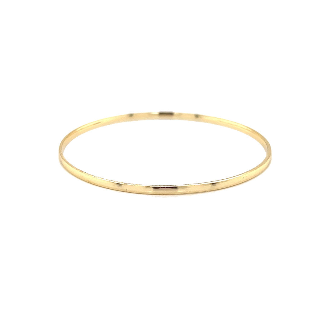 2mm Bangle 2" - Gold Filled