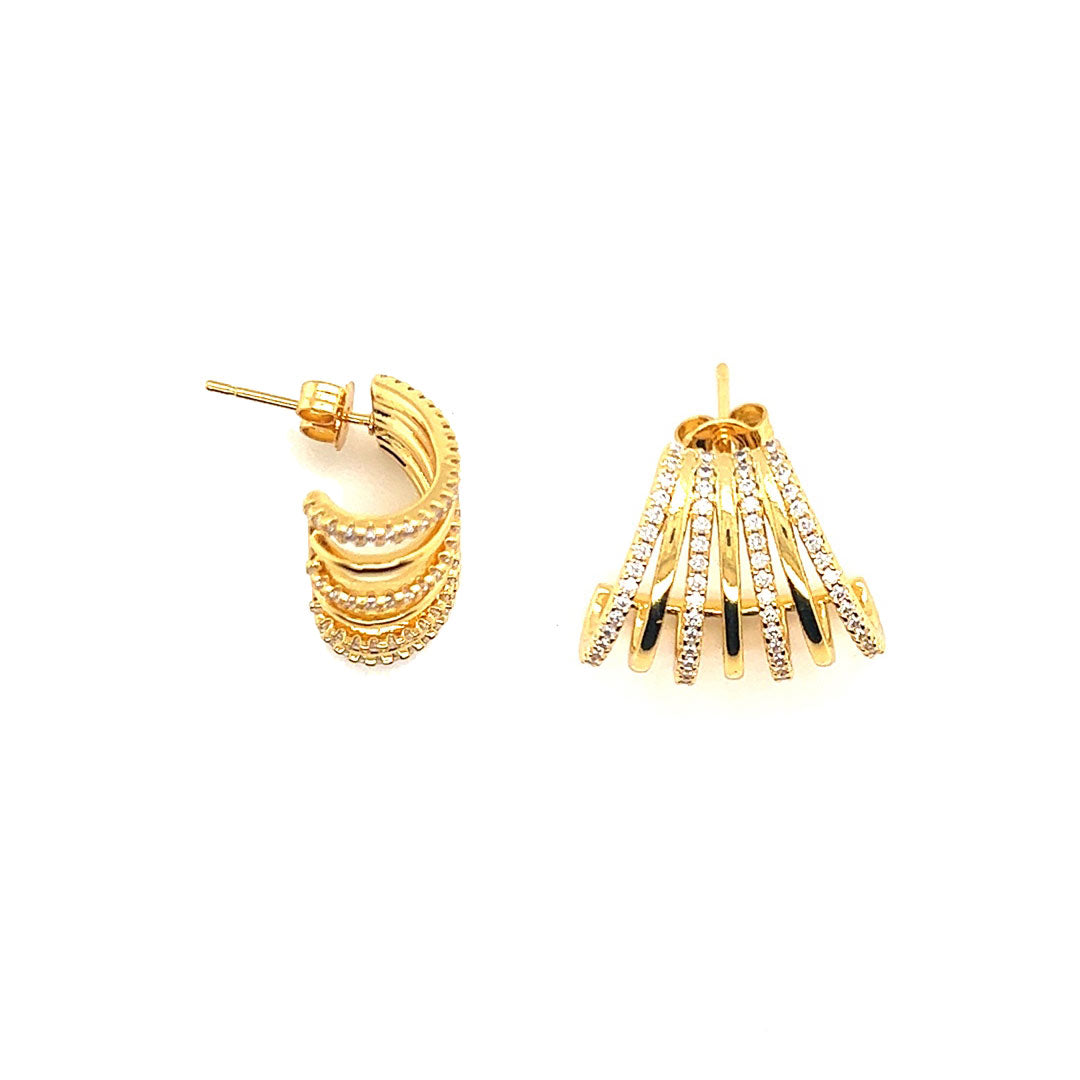 CZ Ear Cuff - Gold Plated