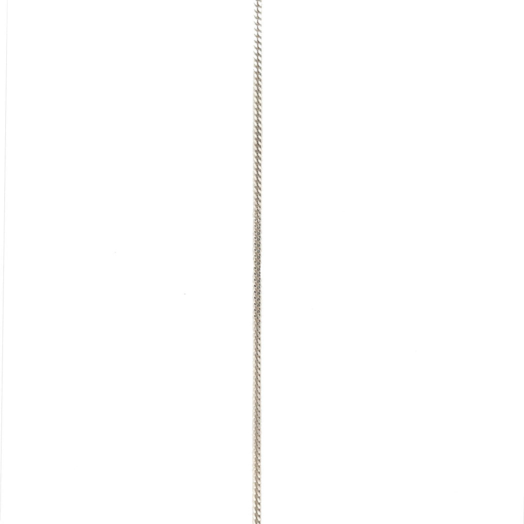 24" 0.9mm Curb Chain - Sterling Silver