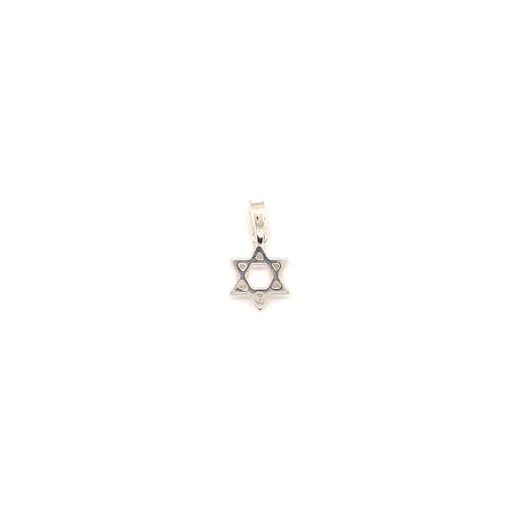 Mini Star of David Pendant - Sterling Silver