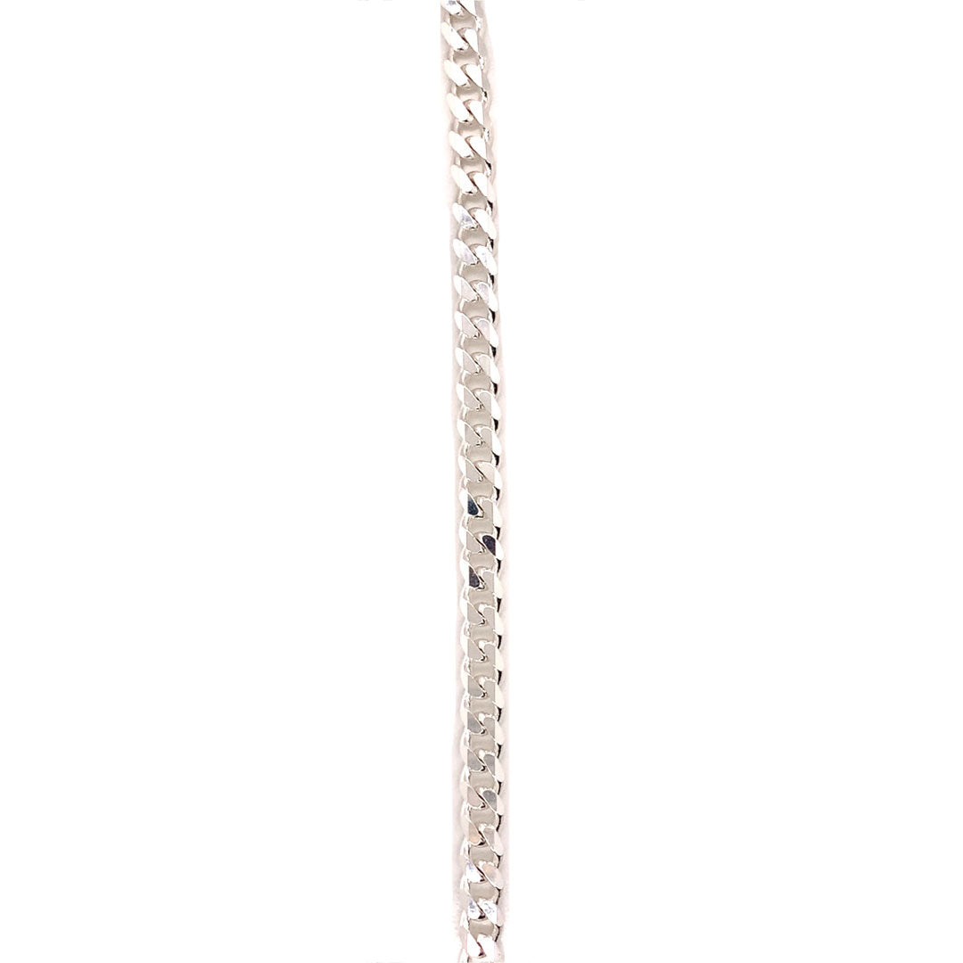 22" 5mm Curb Chain - Sterling Silver