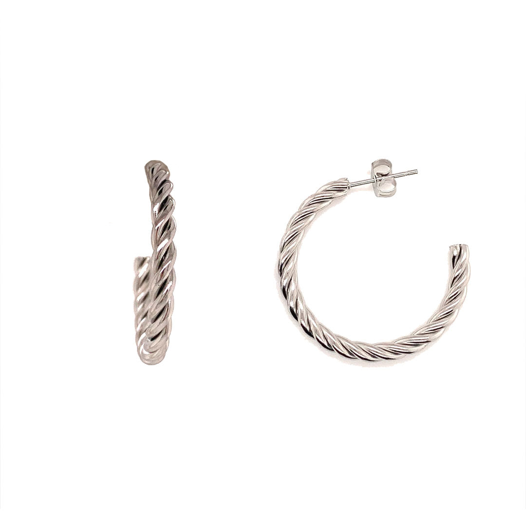 3mm x 30mm Rope Hoops - Stainless Steel