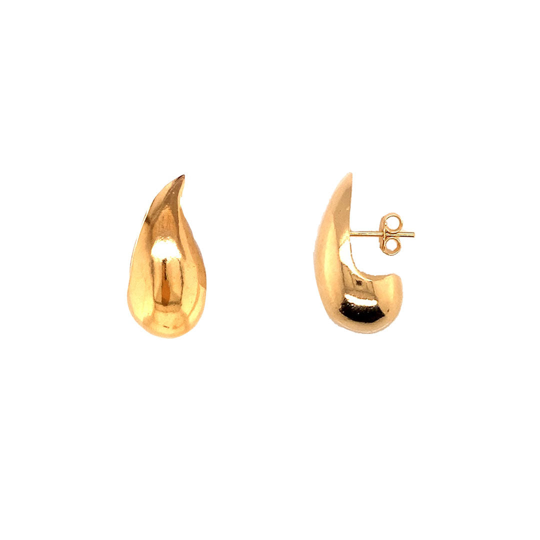 11.5mm x 24mm Teardrop Stud - Gold Filled