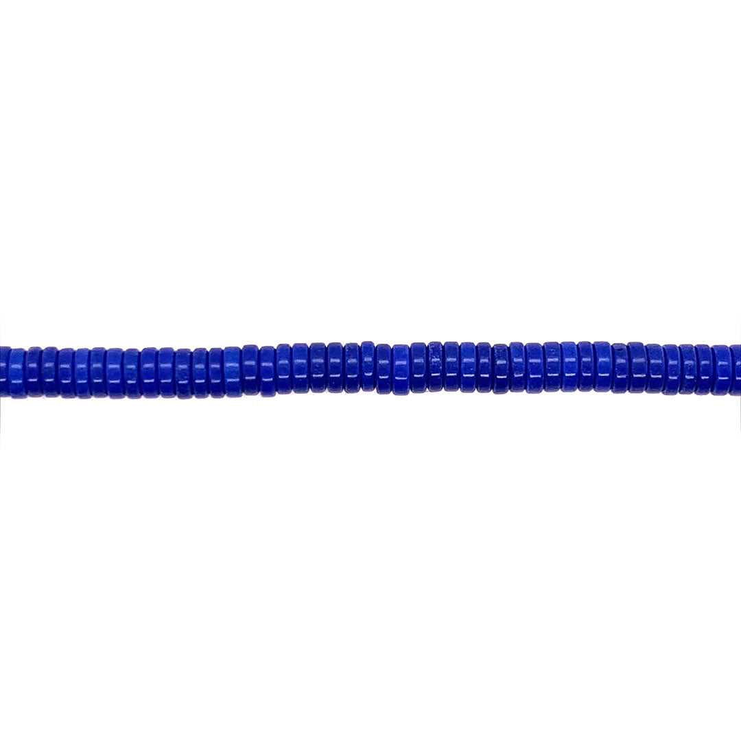 1mm x 4mm Blue - Rondelle