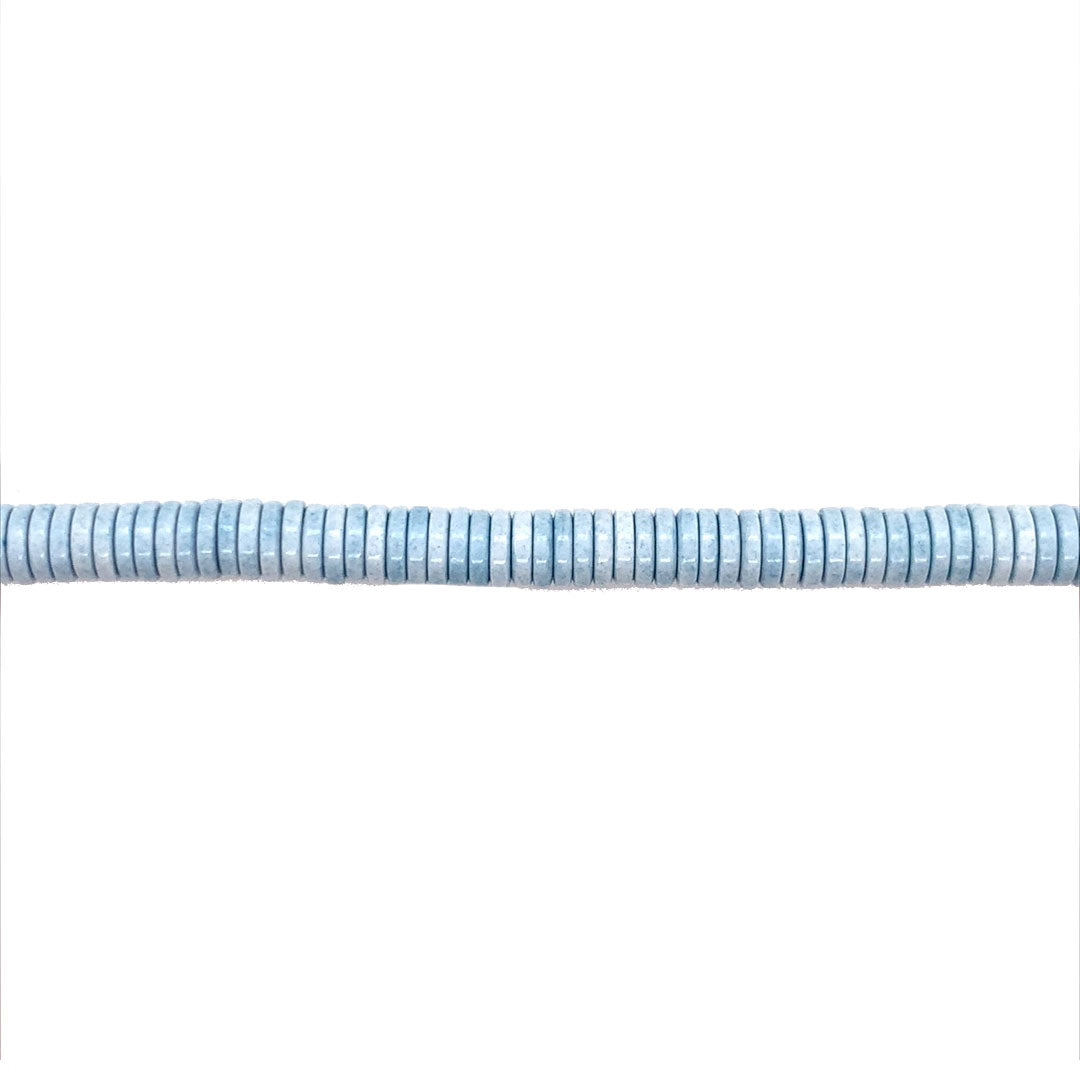 1mm x 6mm Light Blue - Rondelle