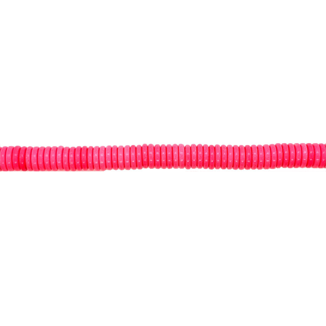 1mm x 6mm Hot Pink - Rondelle
