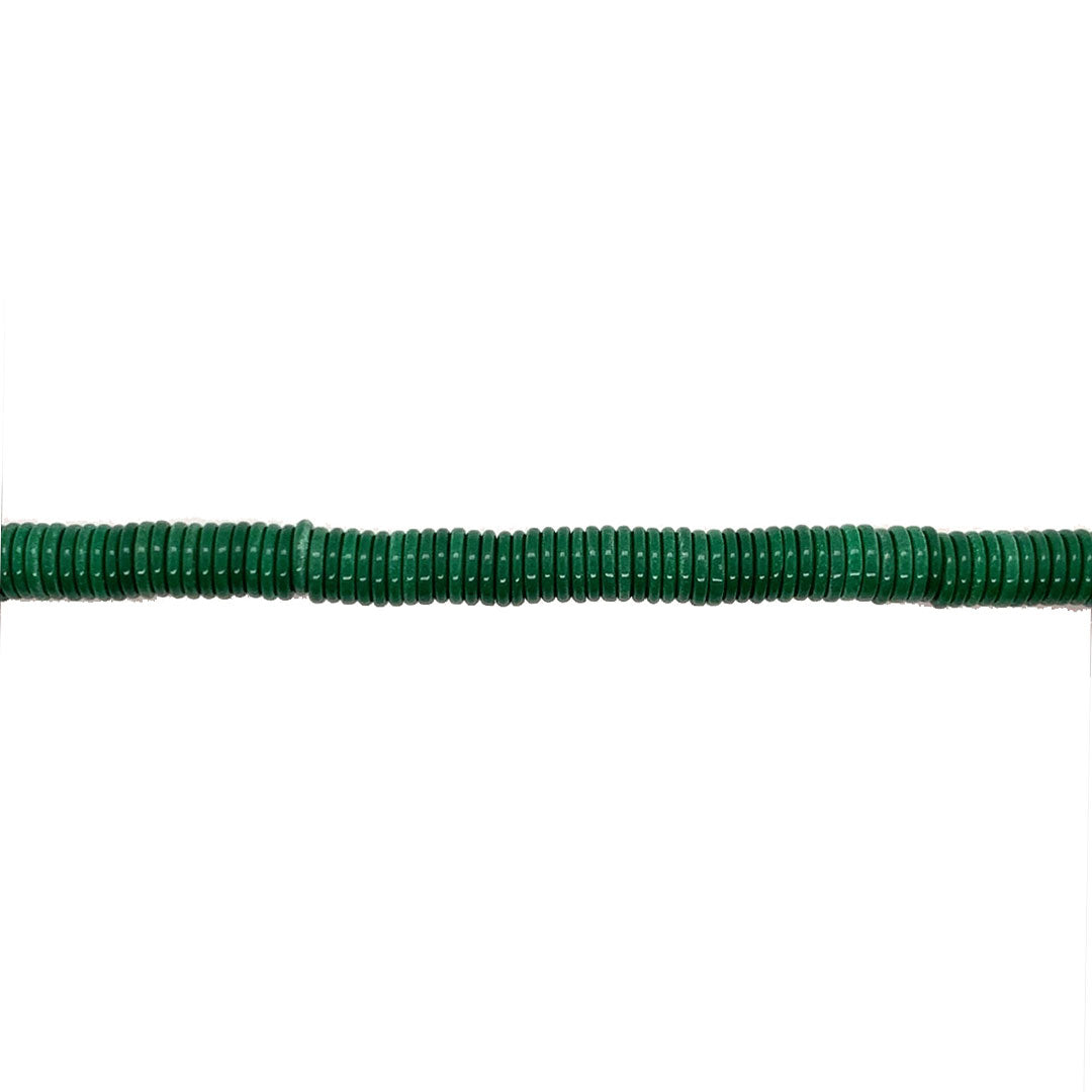 1mm x 6mm Emerald Green - Rondelle
