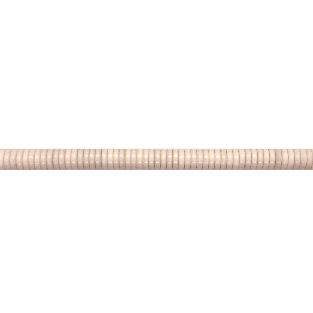 1mm x 6mm White - Rondelle