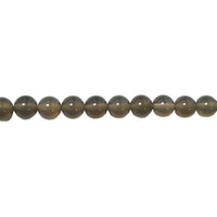 8mm Gray Agate - Round