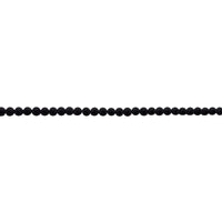 4mm Matte Black Onyx - Round