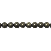 8mm Pyrite - Round